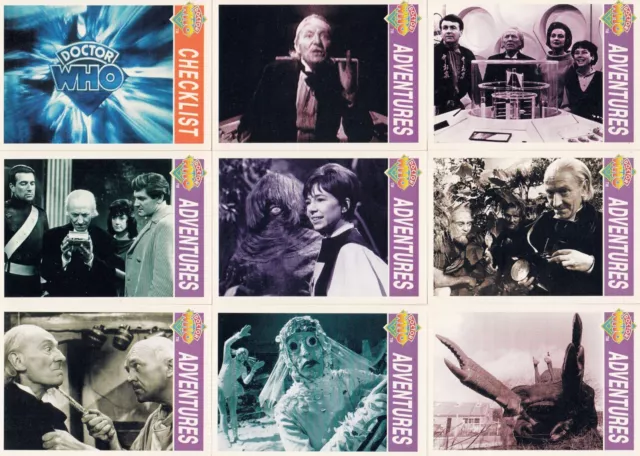 Doctor Who Series 3 1995 Cornerstone Comm. Complete Base Card Set of 110 TV