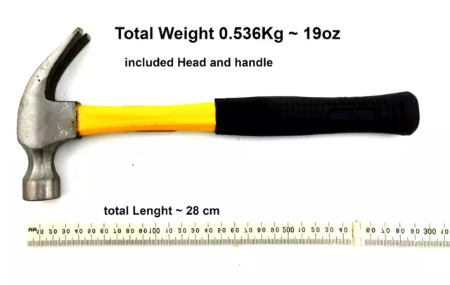 12Oz. Claw Hammer Fiberglass Handle