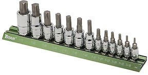 Star Bit Set, 13 pc 16122 Titan 16122 0 Metal