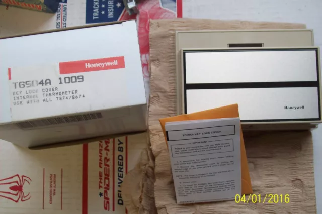 NEW TG504A 1009 HONEYWELL LOCKING THERMOSTAT use with all T874 / Q674