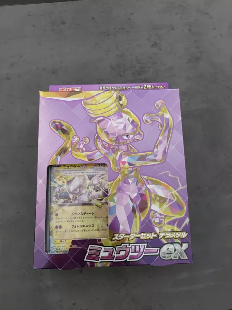 Starter Set Ex Terastal Mewtwo Pokémon Card Game