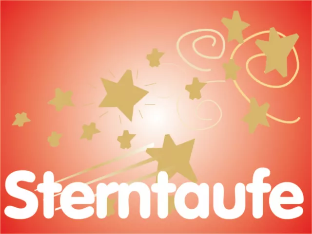 Luxus STERNTAUFE = zum himmlischen Preis★ Geschenk Jubiläum Geburtstag Hochzeit