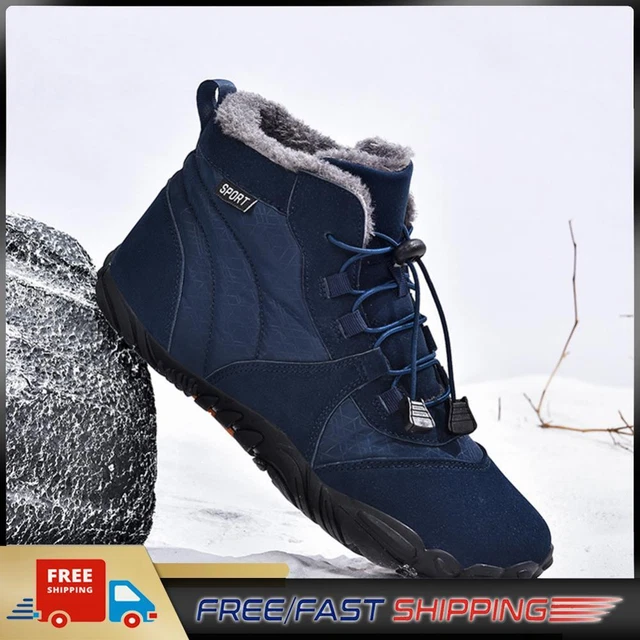Women's & Men's Winter Snow Boots - Fur Lined Ankle Booties, Water-Resistant, Anti-Slip Rubber Sole For Outdoor Activities - View #2