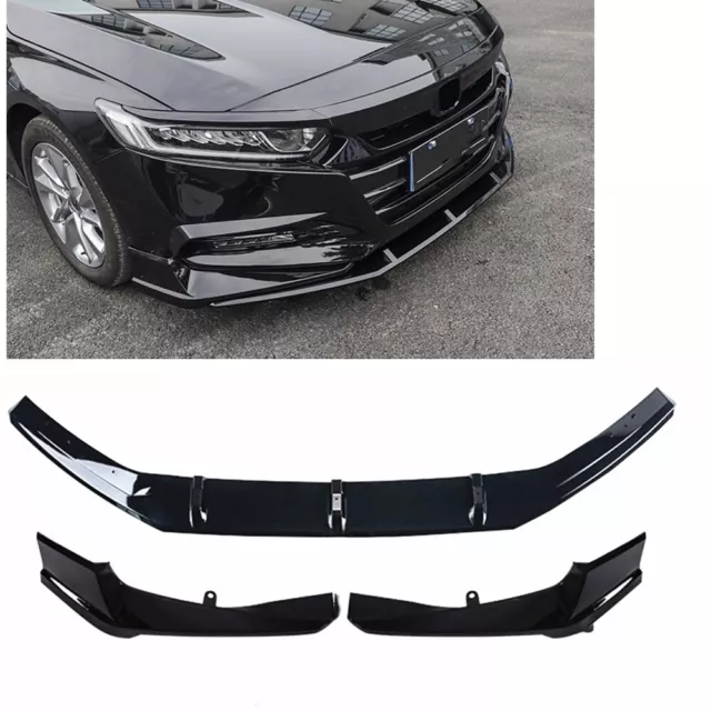 Für Honda Accord 2018-2020 Auto Frontstoßstange Spoiler Splitter Lippe Schwarz