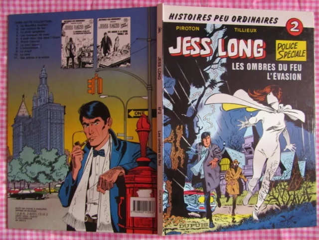 Album Bd  - Jess Long N°2-Les Ombres Du Feu-Piroton-Dupuis-1987