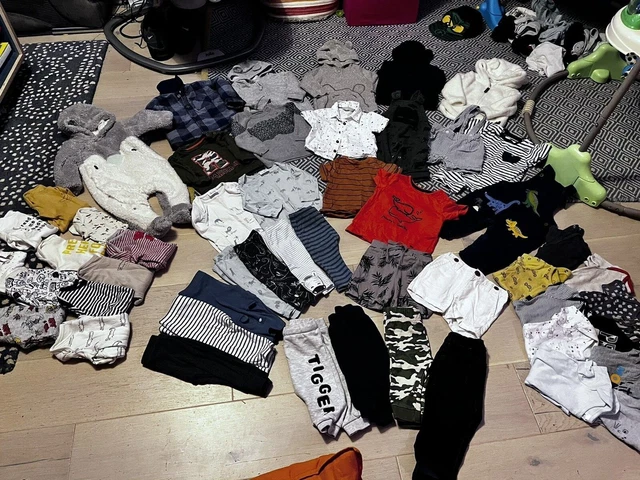 HUGE Baby Boy 3-6 Month Clothes Outfit Bundle - NEXT, George, M&S, Tu