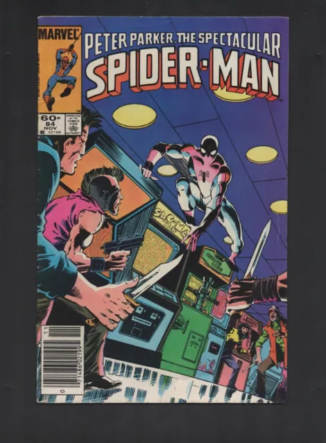 Marvel Comics Peter Parker, The Spectacular Spider-Man NOV 1983 VOL#1 NO#84