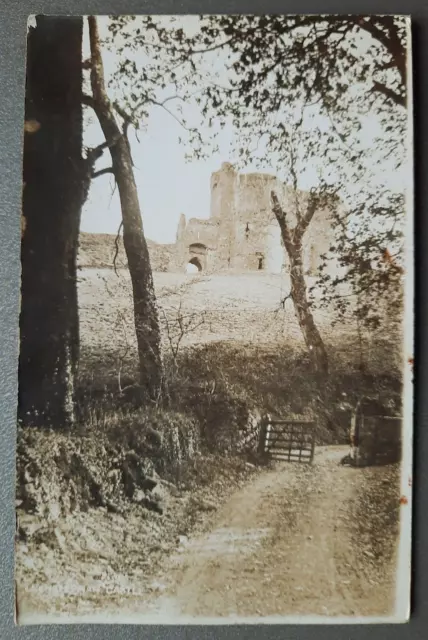 Postcard Llanstephan Castle,Carmarthenshire,RP.Postmark Llanstephan 1919