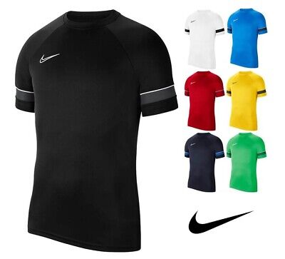 Nike T-Shirt Per Ragazzi Accademia Junior Bambini Dri FIT Crew Sport da Palestra Calcio Top Tee