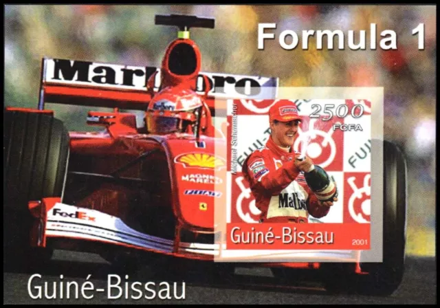 GUINEA BISSAU Mi BL366B - Formula 1 Racing "Michael Schumacher" S/S (pb81790)