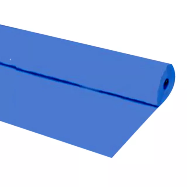 40"x100 ft Heavy Duty  Banquet Roll Plastic Table Cloth - Royal Blue