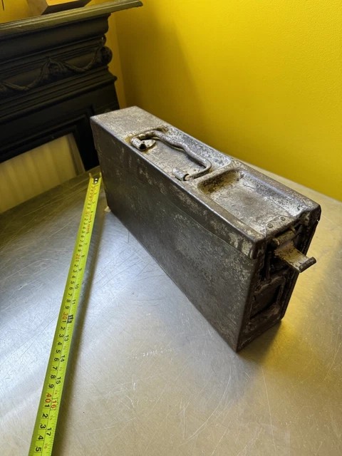 GERMAN WW2 - MG42 Machine Gun Ammo Box - Wehrmacht £50.00 - PicClick UK