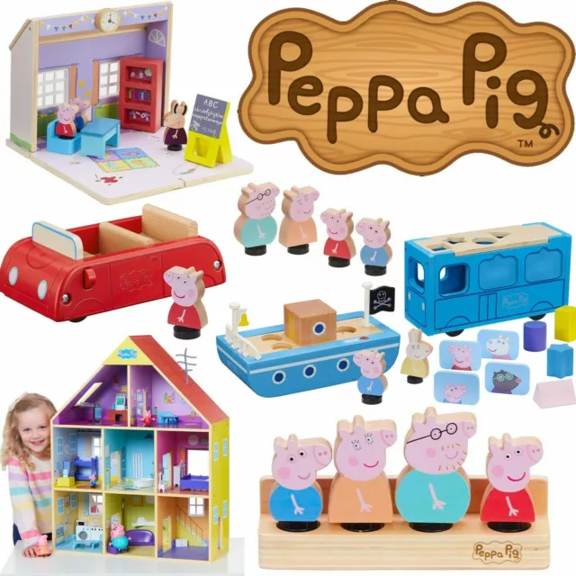 La famille Pig en vacances figurine peppa pig jouet - Peppa Pig | Beebs