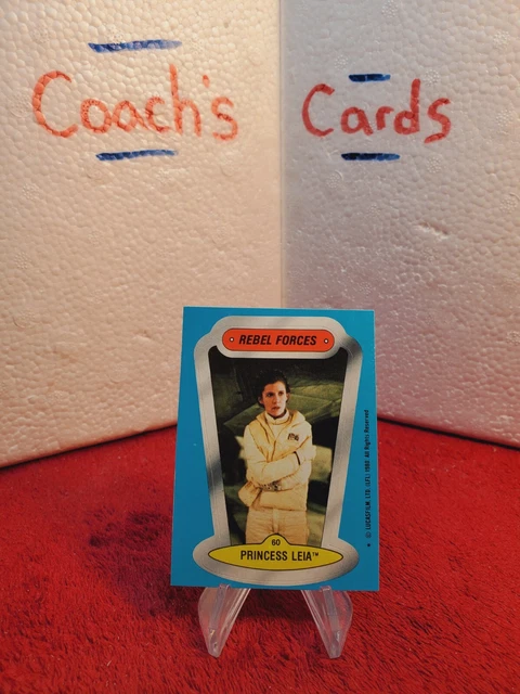 1980 Star Wars Empire Strikes Back Sticker Princess Leia #60
