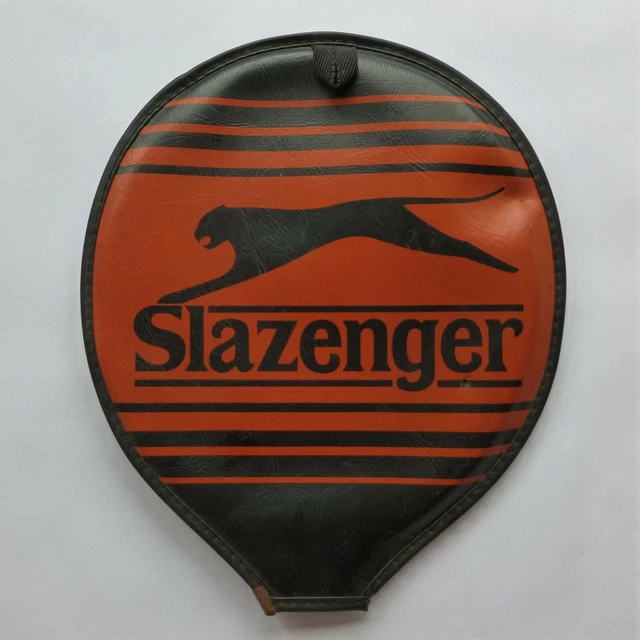 VINTAGE SLAZENGER BADMINTON Racket Cover Black / Red £10.00 PicClick UK