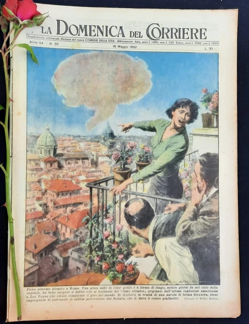LA DOMENICA DEL Corriere 22 Maggio 1949 Germania Tina Di Lorenzo Tunnel Manica EUR 12,00 - IT
