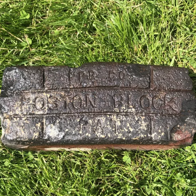 Antique Paver Brick Poston Block