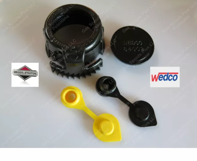 WEDCO SCREW CAP Collar 84004CR +Stopper 84002 +Vent Cap Gas Can Parts  Briggs NEW $19.99 - PicClick