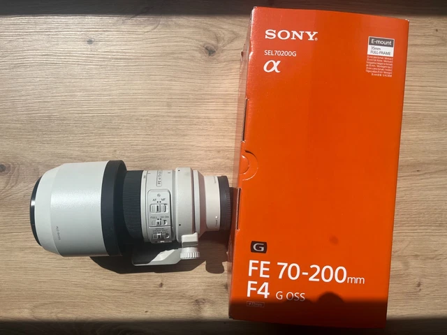 Sony Alpha SEL70200G 70-200 mm F/4,0 OSS G FE Objektiv Teleobjektiv