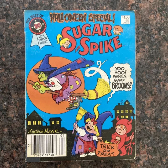 #68 Best Of DC Blue Ribbon Digest SUGAR & SPIKE Halloween Special 1985 Mayer