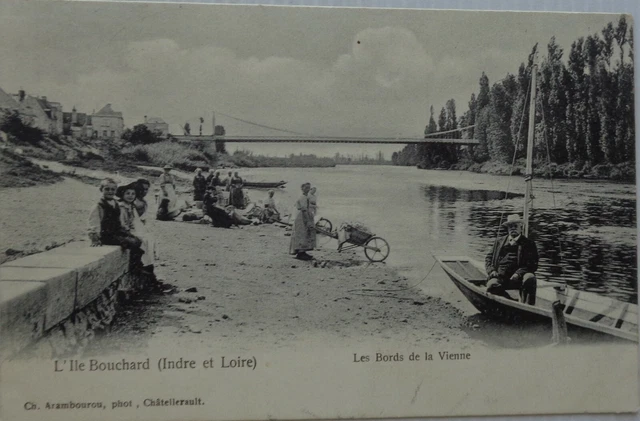 Island Bouchard 37 CPA All Edges Of La Vienna Good Condition 1910