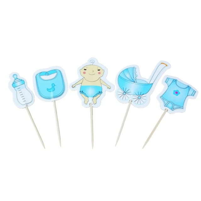 20 pz topper a tema festa bambino decorazioni torta bambino piccolo stuzzicadenti