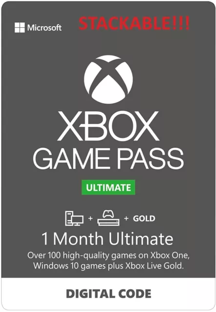 XBOX / PC Game Pass Ultimate 1 Month  EU/UK old & new accounts!!! Stackable!!!