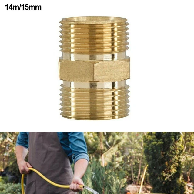 Hose Connector Male Adapter Garden Power Tools For Hose Reels For Quick Fitting