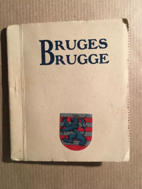 Cpa-Mini Album De 12 Cartes Détachables De Bruges -Brugge -N Et B