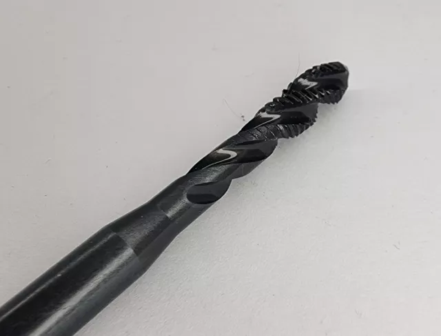 M6x1.0 3 Flute Spiral Bottom Tap Black Oxide Coated, High Performance