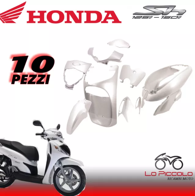 Kit Carene Plastiche Scocche Honda Sh 125 150 2005-2006-2007-2008 Bianco Perla -