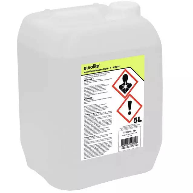 5 Liter (3,76€/Liter) EUROLITE Smoke Fluid -P- PROFI Nebelflüssigkeit Nebelfluid