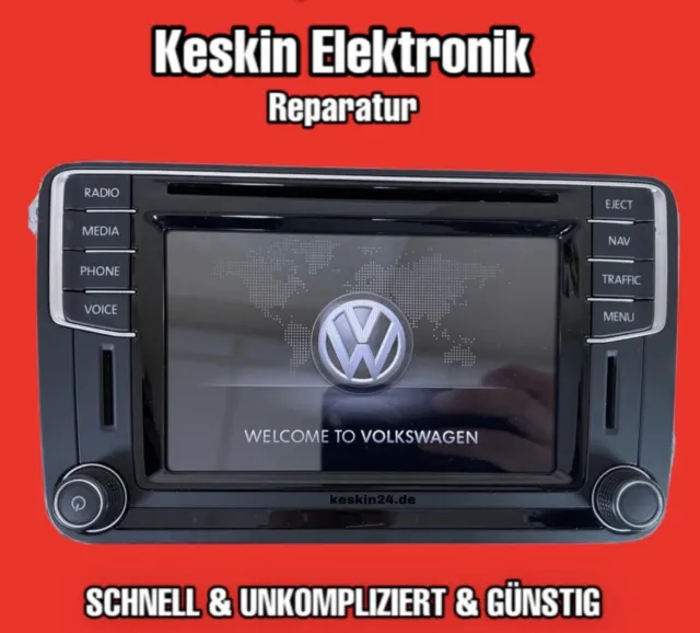 VW Sharan Navi Display Touchscreen Reparatur Autoradio MIB-STD2 DISCOVER MEDIA