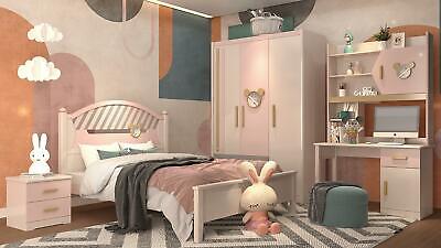 Habitación infantil habitación juvenil dormitorio muebles juego completo mesita de noche nuevo 4 piezas