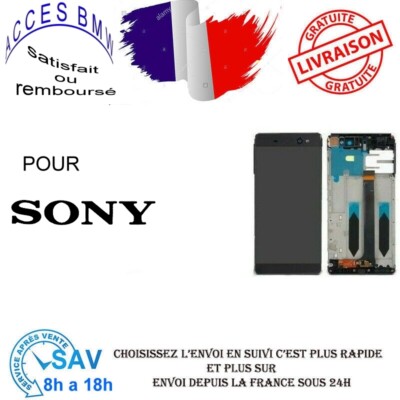 Ecran lcd complet avec chassis frame pour sony C6 F3215 et outils