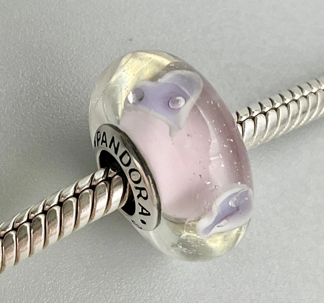 Plentiful hearts murano glass charm on sale