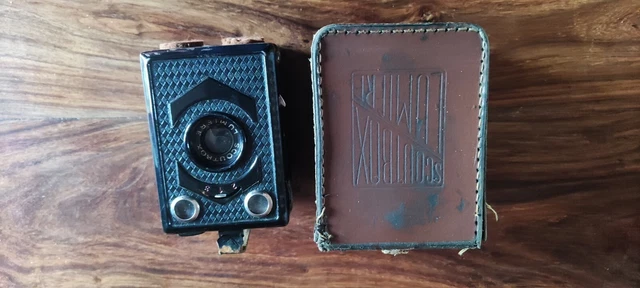 Ancien Appareil Photo Lumiere Scout-Box Modèle 4 Merviel 09600