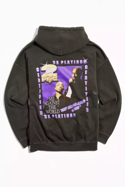 Tupac Shakur Me Against The World 3x Platinum Hoodie Sweatshirt NEW SIZE Small