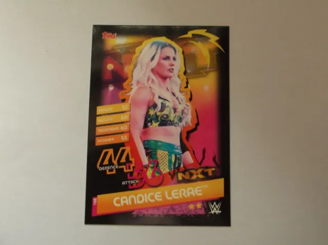 WWE / Topps Slam Attax Reloaded "CANDICE LERAE" #102 Trading Card