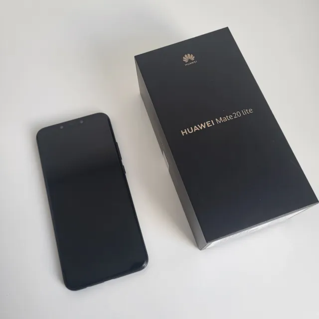 Huawei Mate 20 Lite 64GB Black 4GB RAM Android Unlocked Smartphone Dual Sim