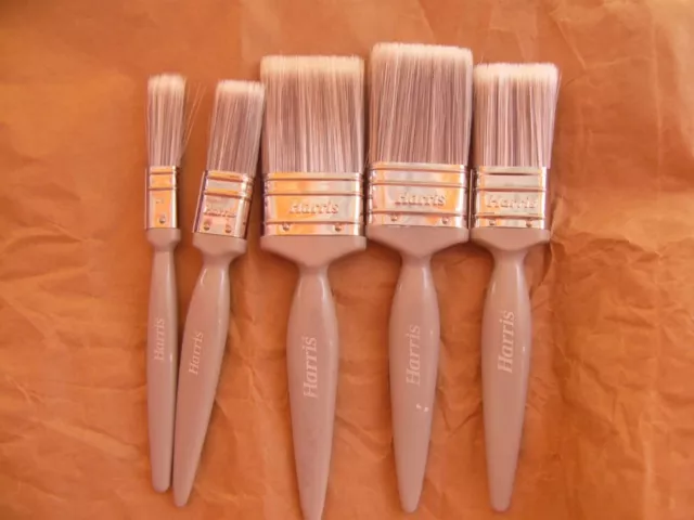 Set di 5 pennelli da parete Harris: 1,3 cm - 2,5 cm - 3,8 cm - 2 x 5 cm