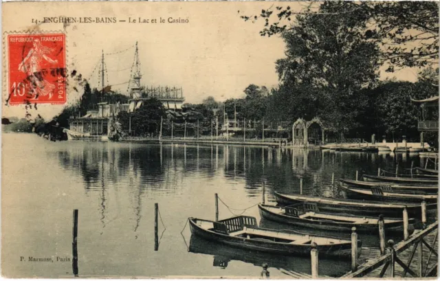 CPA Enghien les Bains Le Lac et le Casino FRANCE (1333004)