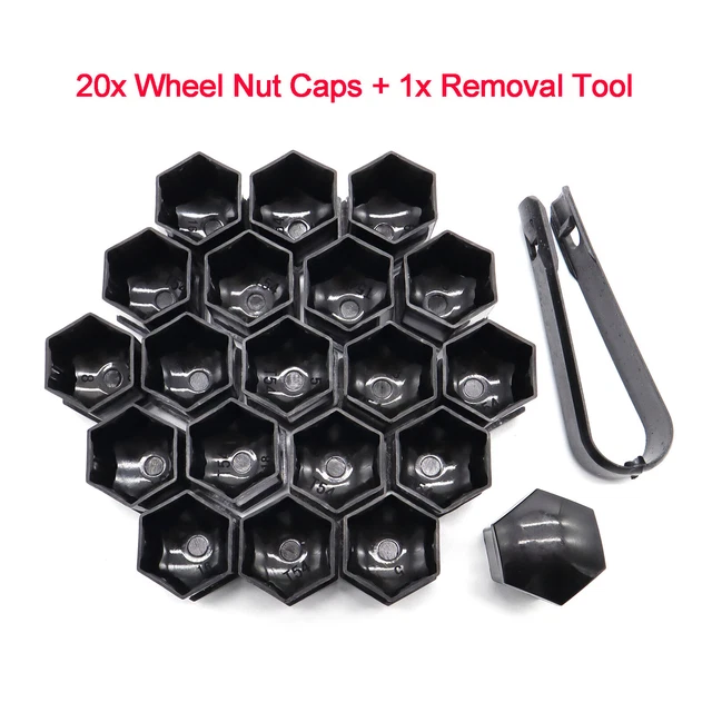 19mm Car Accessories Wheel Nut Lug Hub Covers Caps Screw Studs Decoration Sedan