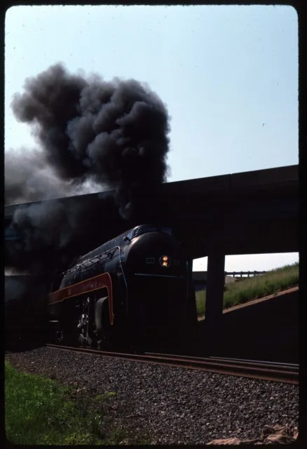 Original Rail Slide - NW Norfolk & Western 611+ Manassas VA 6-1993