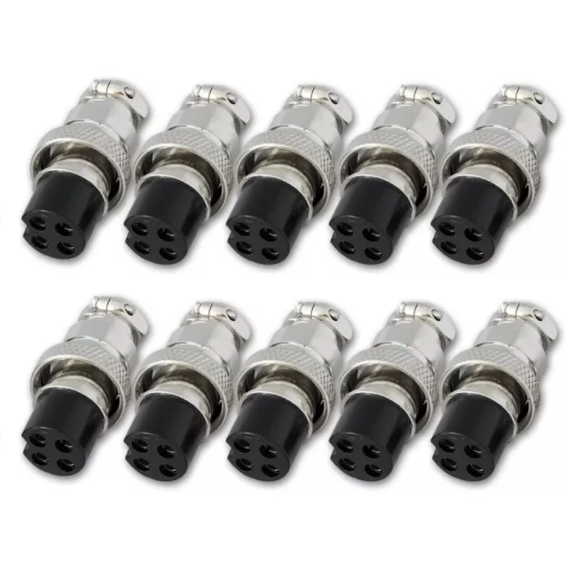 10,Cobra Midland CB Radio 4 pin Mic Plug Microphone Connector- Radio Electronics