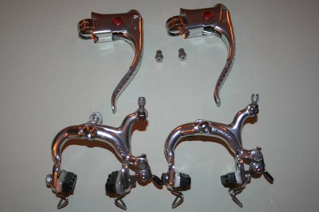 Ensemble De Freins Shimano 600 Arabesque Pour Vélo De Route Ancien - Argenté, Aluminium, Occasion