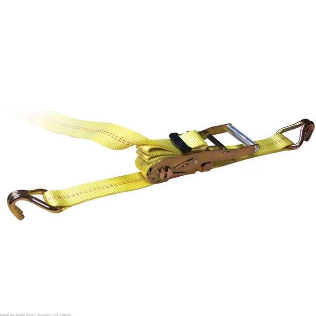 Erickson 2" x 30' Ratchet with Double J Hooks 10,000 lb Tie Down 58510