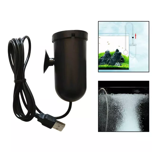 Mini USB Aquarium Oxygen Air Pump Fish Tank Outil de compresseur silencieux
