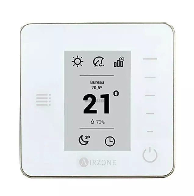 Thermostat Think 8 Z Filaire Blanc - AIRZONE - AZCE6THINKCB