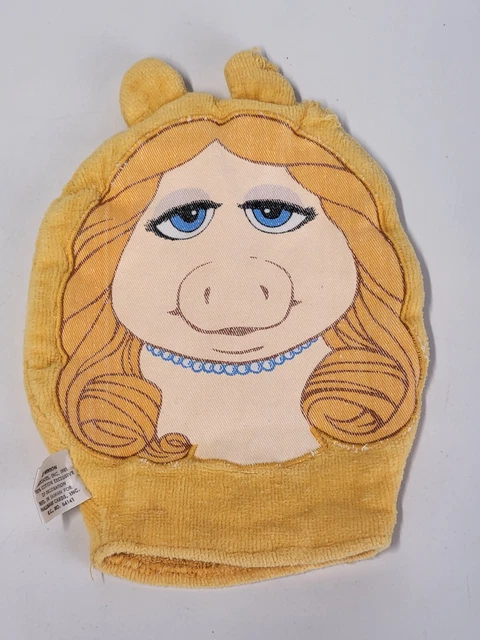 VTG 1981 Jim Henson’s MUPPETS Authentic Mrs Miss Piggy Wash cloth Mitt